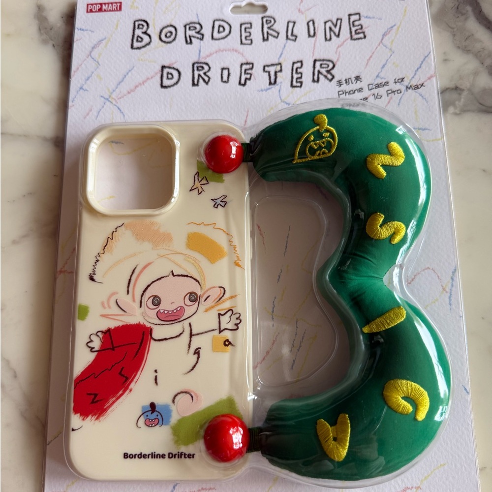 Pop Mart Zsiga Borderline Drifter iPhone 16 Pro Max Case
